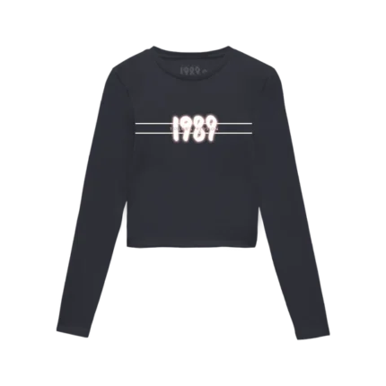 1989 Navy Blue Long Sleeve Sweatshirt