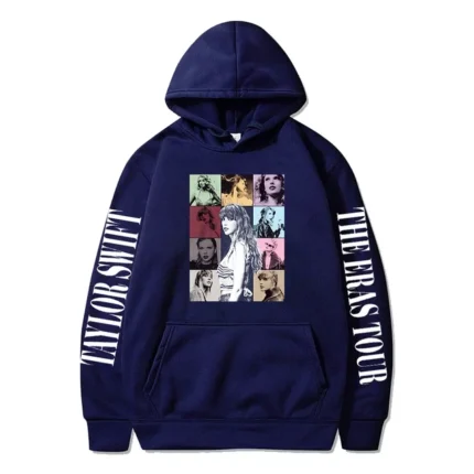 Taylor Swift Eras Tour Blue Hoodie