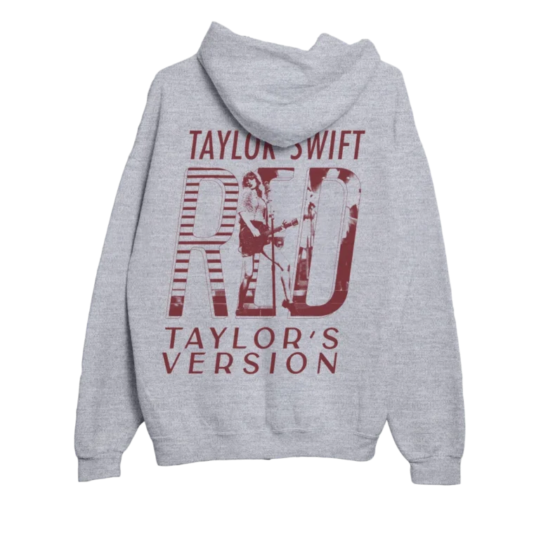 Taylor Swift Logo Red Hoodie - Image 2