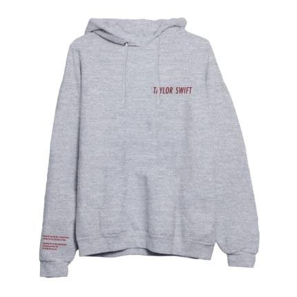Taylor Swift Logo Red Hoodie