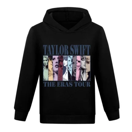 Taylor Swift Poster Print Hoodie Black
