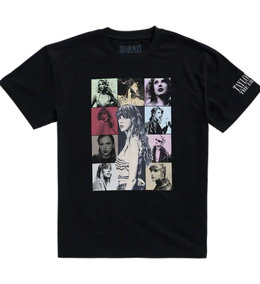 Taylor Swift The Eras Tour Black T-Shirt