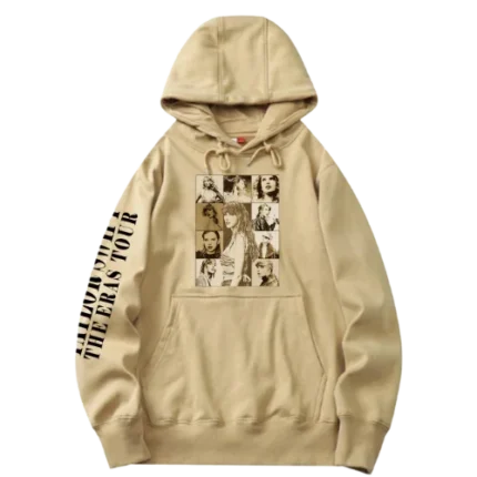 Taylor Swift The Eras Tour Light Brown Hoodie