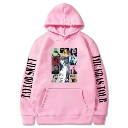 Taylor Swift The Eras Tour Pink Hoodie