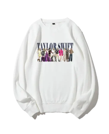 Taylor Swift The Eras Tour White Sweatshirt