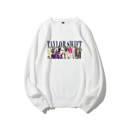 Taylor Swift The Eras Tour White Sweatshirt