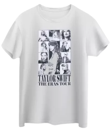 Taylor Swift The Eras Tour White T-shirt